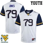 Youth West Virginia Mountaineers NCAA #79 Matt Jones White Authentic Nike Stitched College Football Jersey FR15B22FE